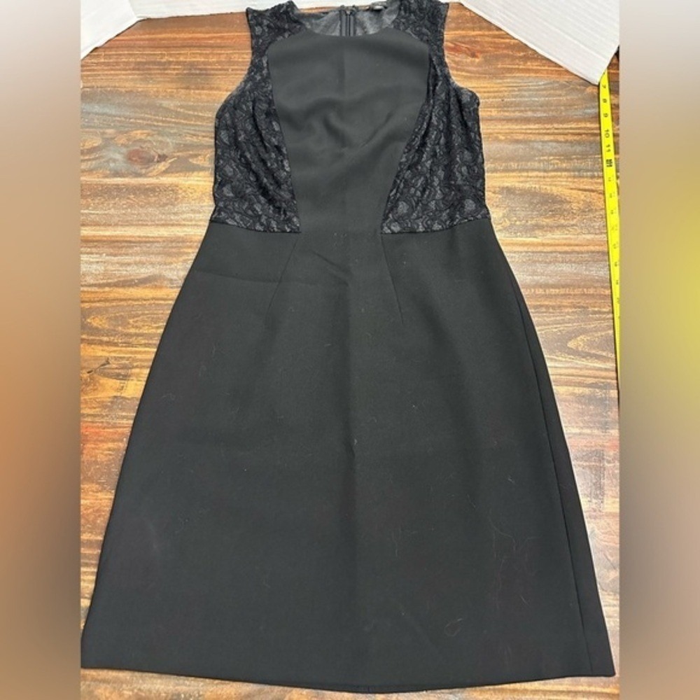 Ann Tylor Black Dress Sleeveless A-Line Woman's Size 4 T